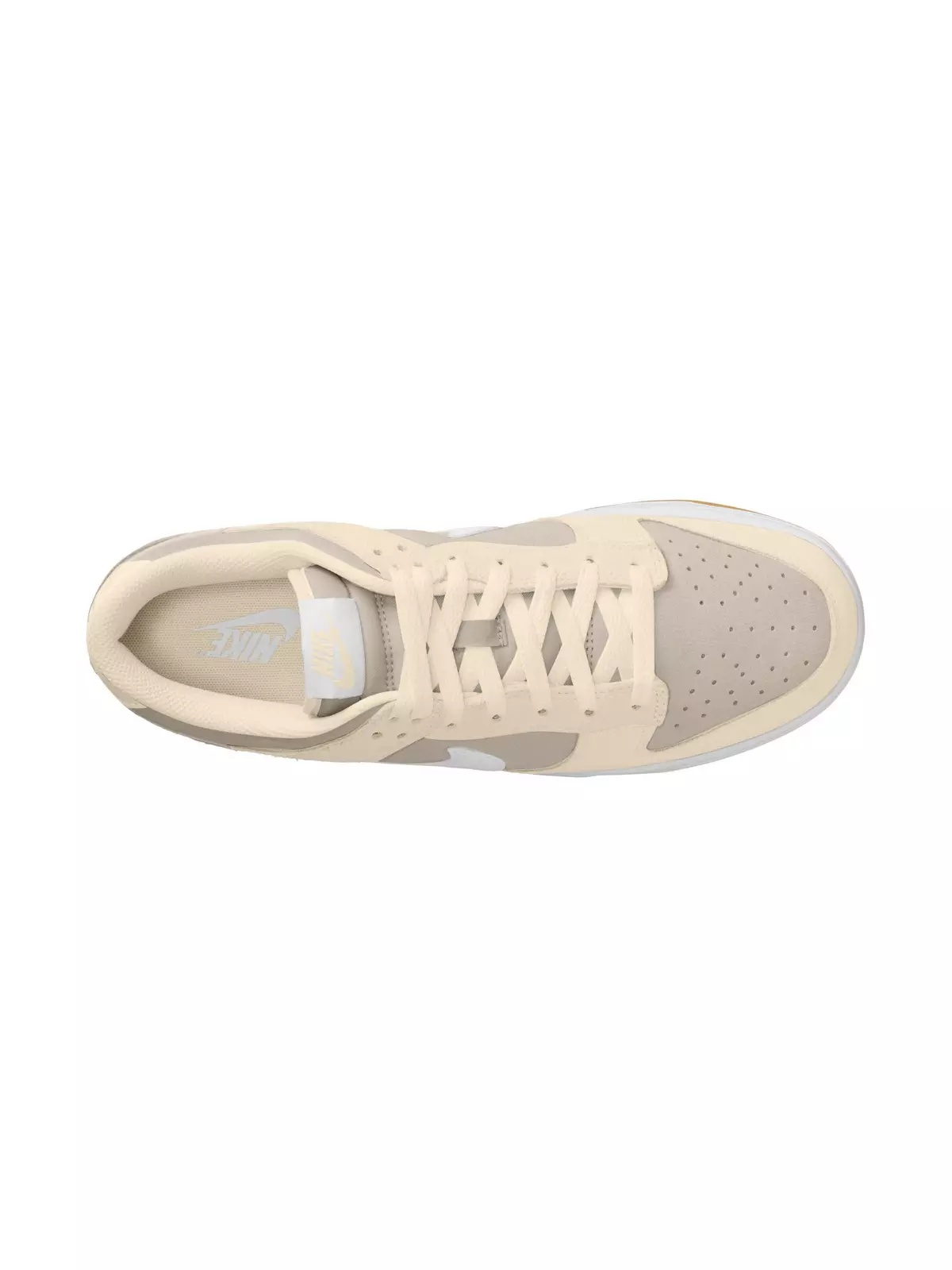 Dunk Low Retro SE "Pale Ivory/White/Lt Orewood Brn" Men's Shoe - 8