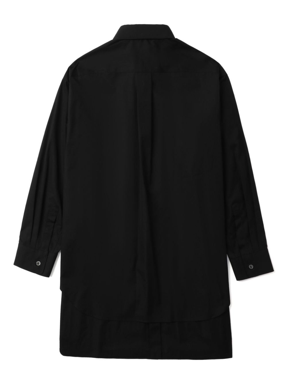 high-low hem cotton shirt - 6