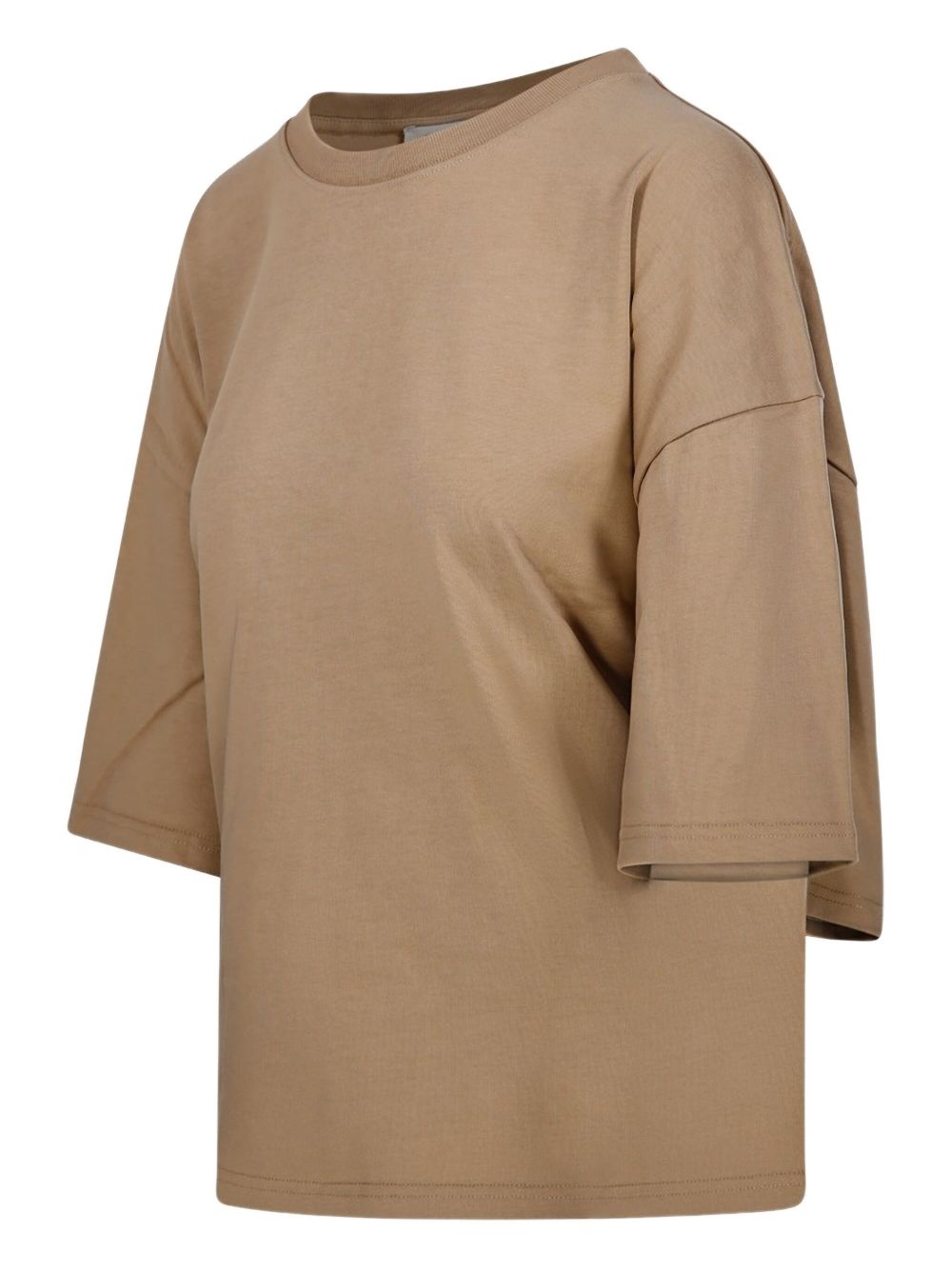gathered-detail T-shirt - 3