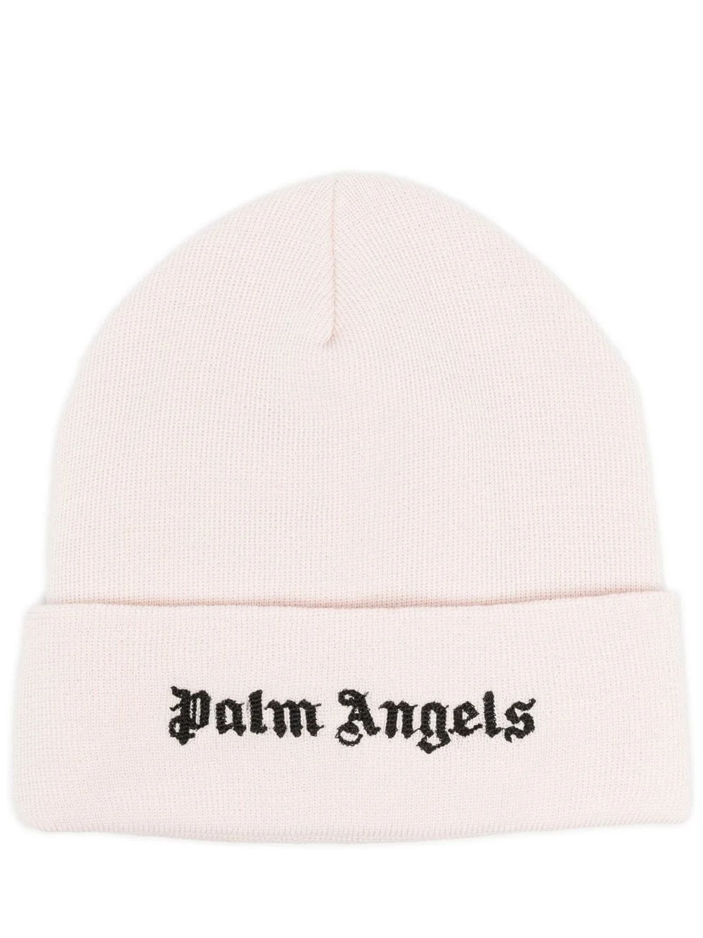 logo-embroidered cotton beanie - 1