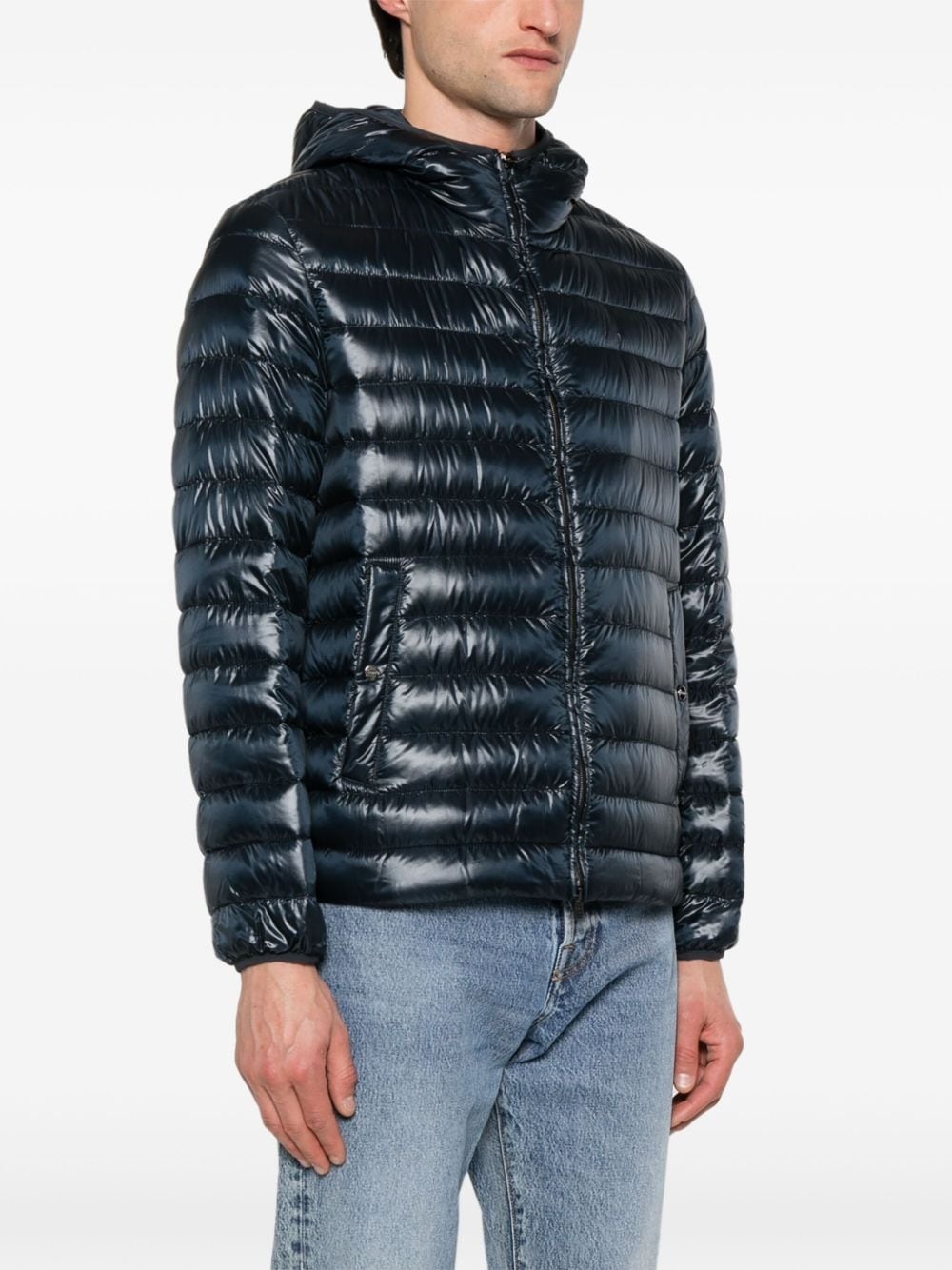 logo-engraved-buttons padded jacket - 3