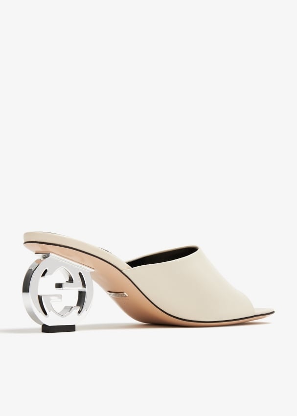 Gucci Interlocking G Heel Sandals - 2