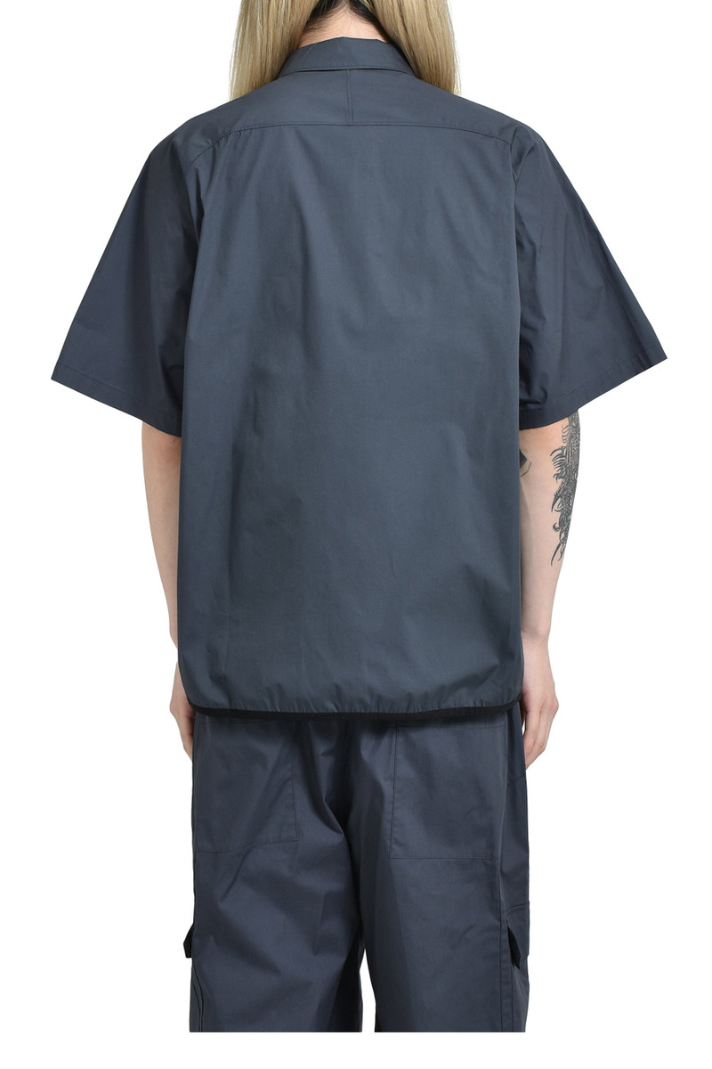 GR10K POPLIN ZIPPED SHORT SLEEVE SHIRT / CONVOY GRY outlook