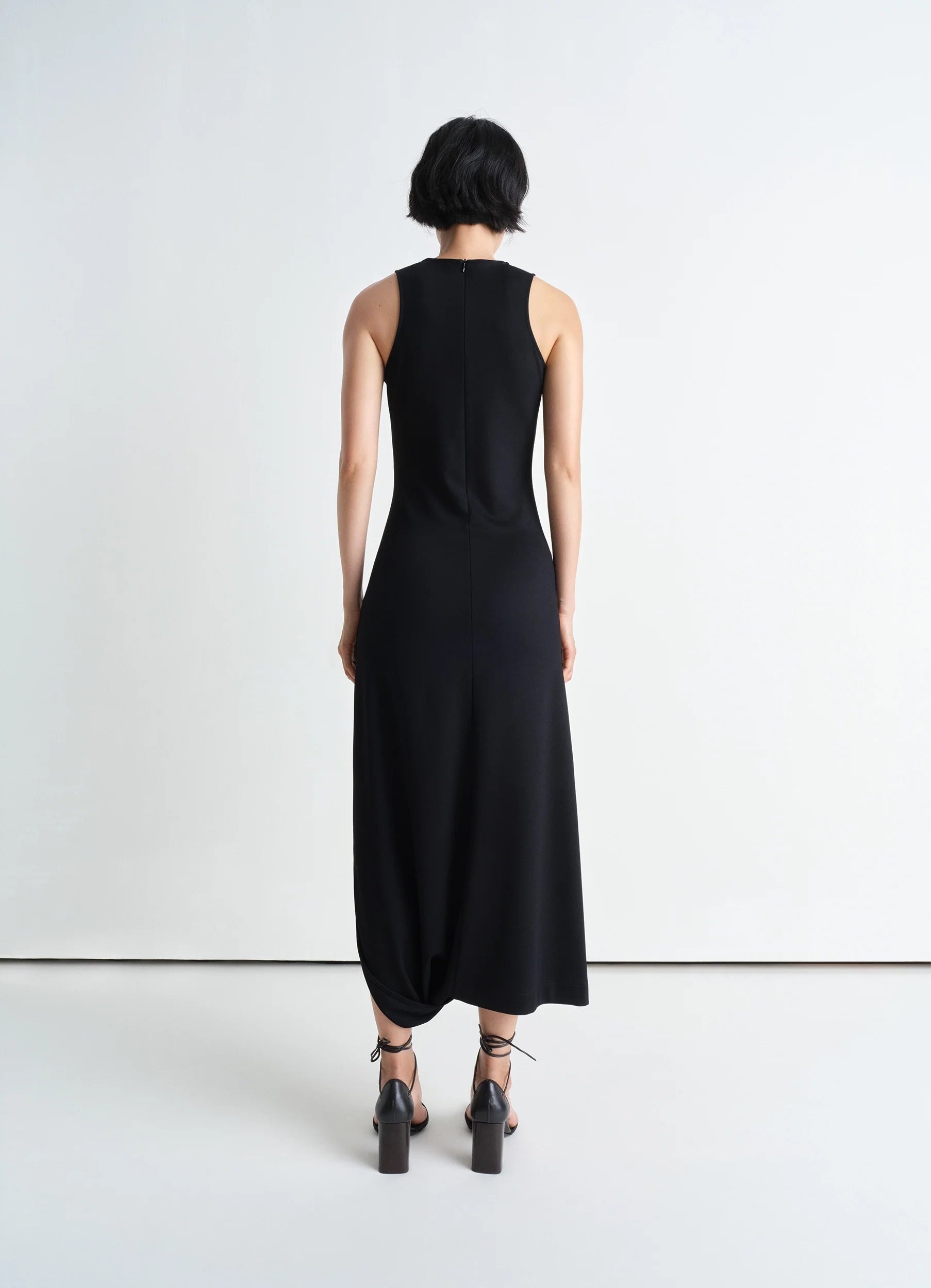 TWISTED HEM DRESS - 5
