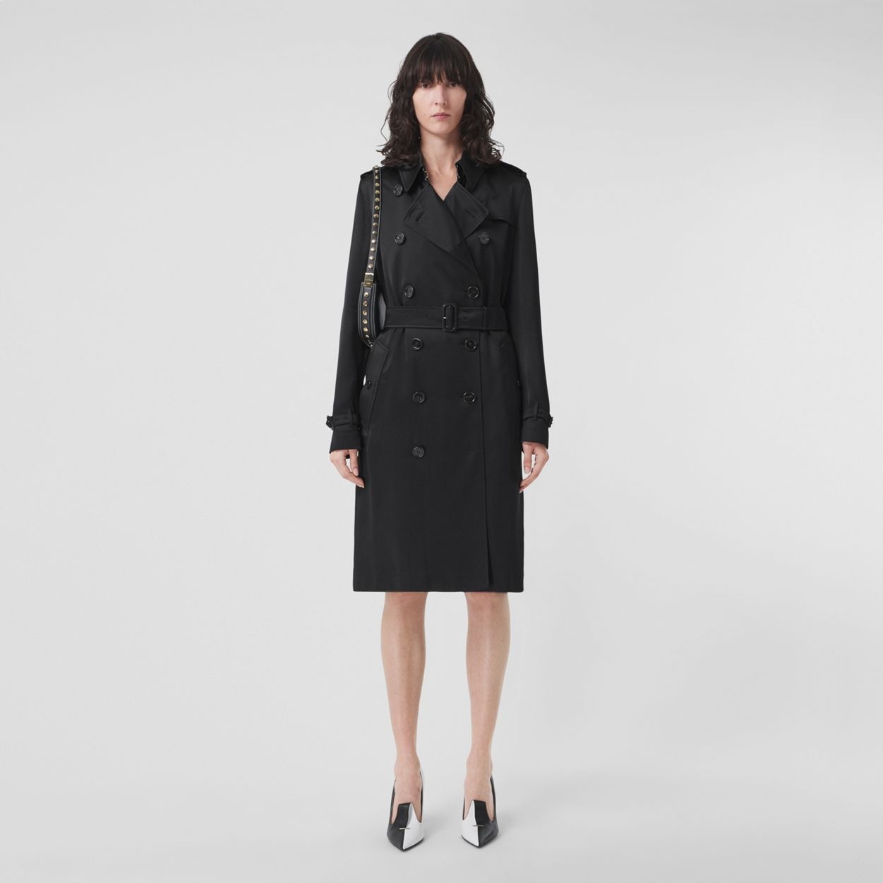 Silk-lined Long Trench Coat - 6