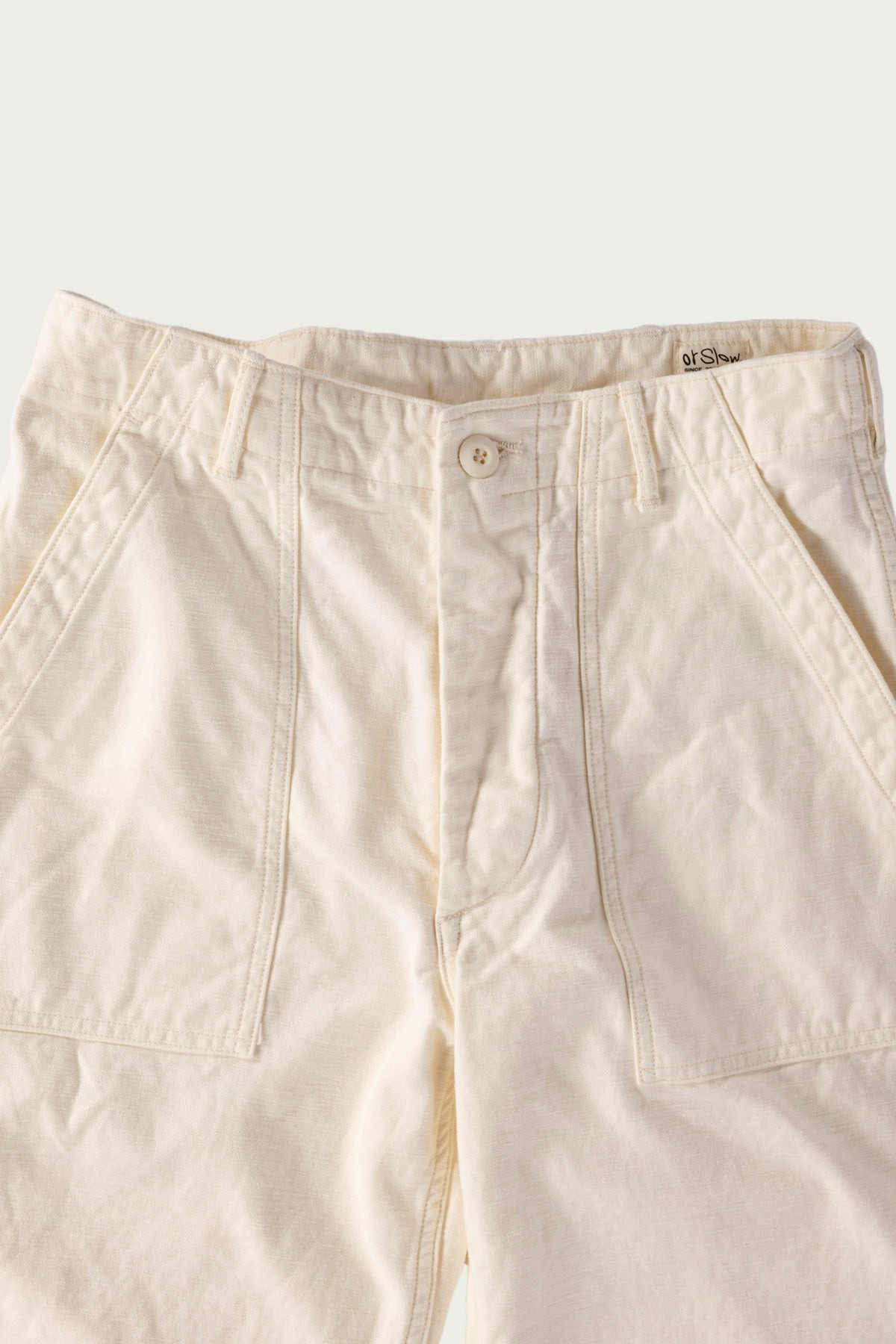 US Army Fatigue Pants (Regular Fit) - Ecru - 2