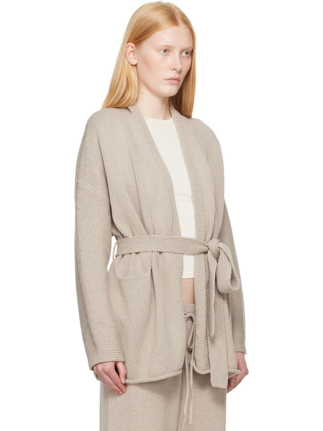 Taupe Coto Cardigan - 2