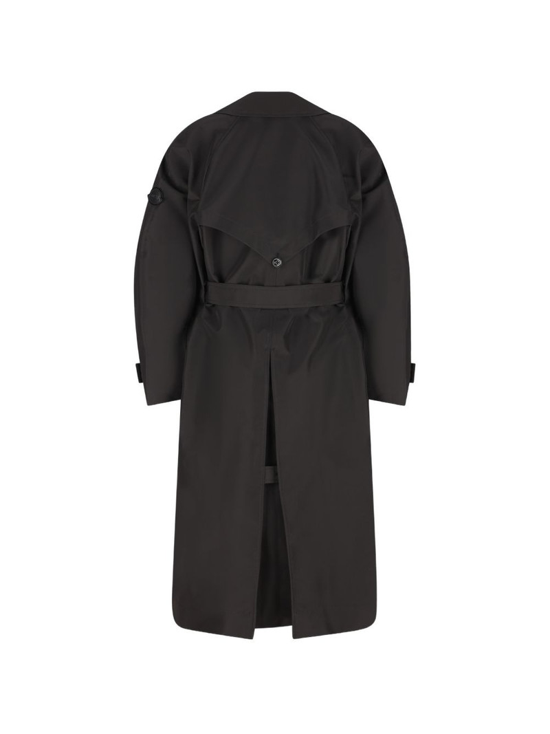 Moncler x Edward Enninful double-breasted belted coat outlook