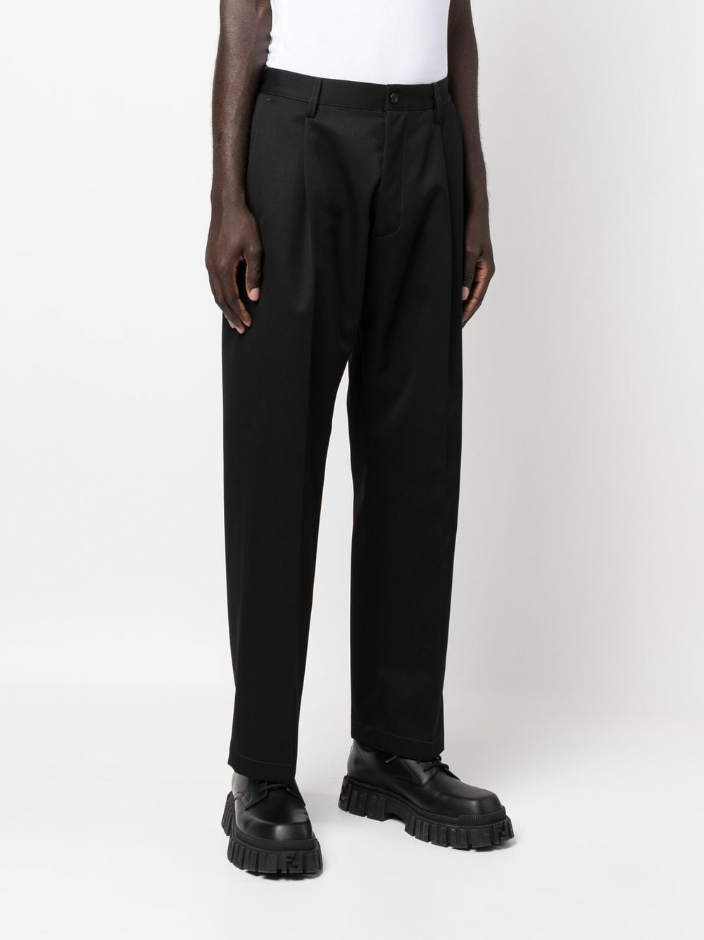 Wool chino trousers - 4