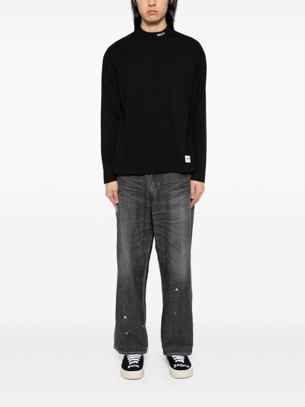 logo-embroidered T-shirt - 2