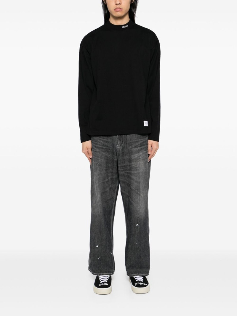NEIGHBORHOOD logo-embroidered T-shirt outlook