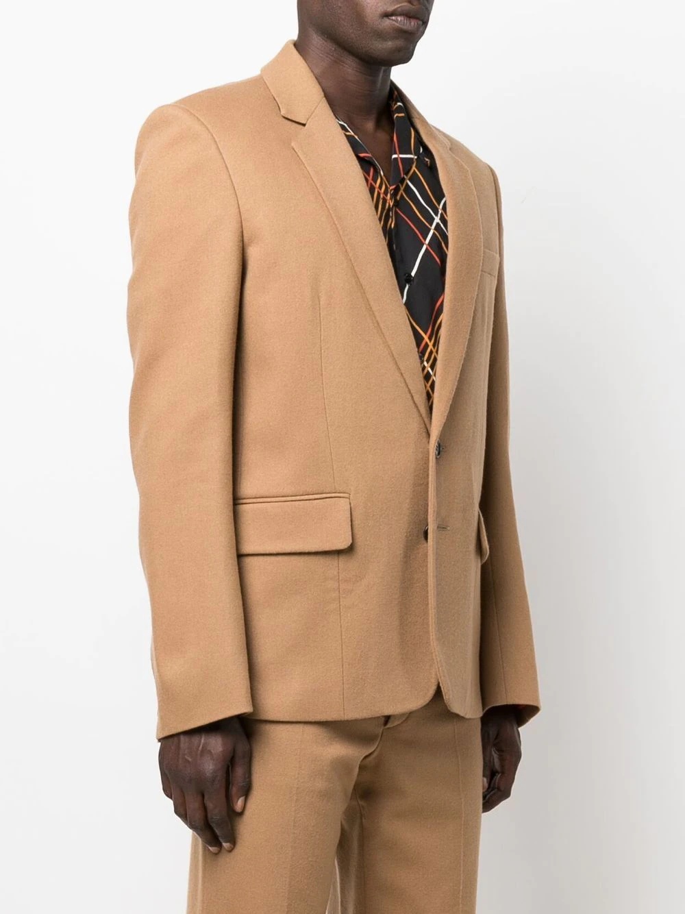buttoned single-breasted blazer - 4