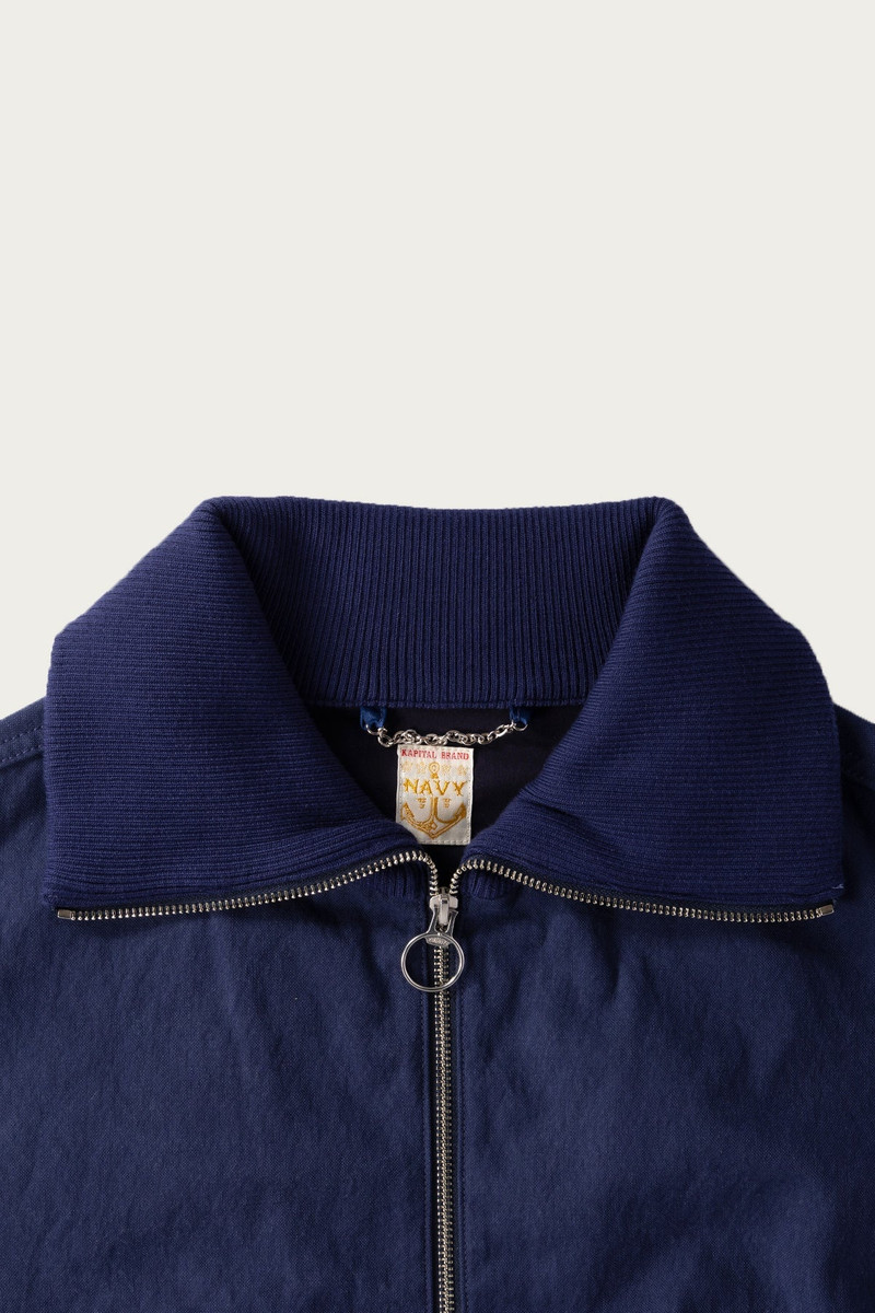 Kapital Water-Repellent Canvas ZIP-UP Blouson - Navy outlook