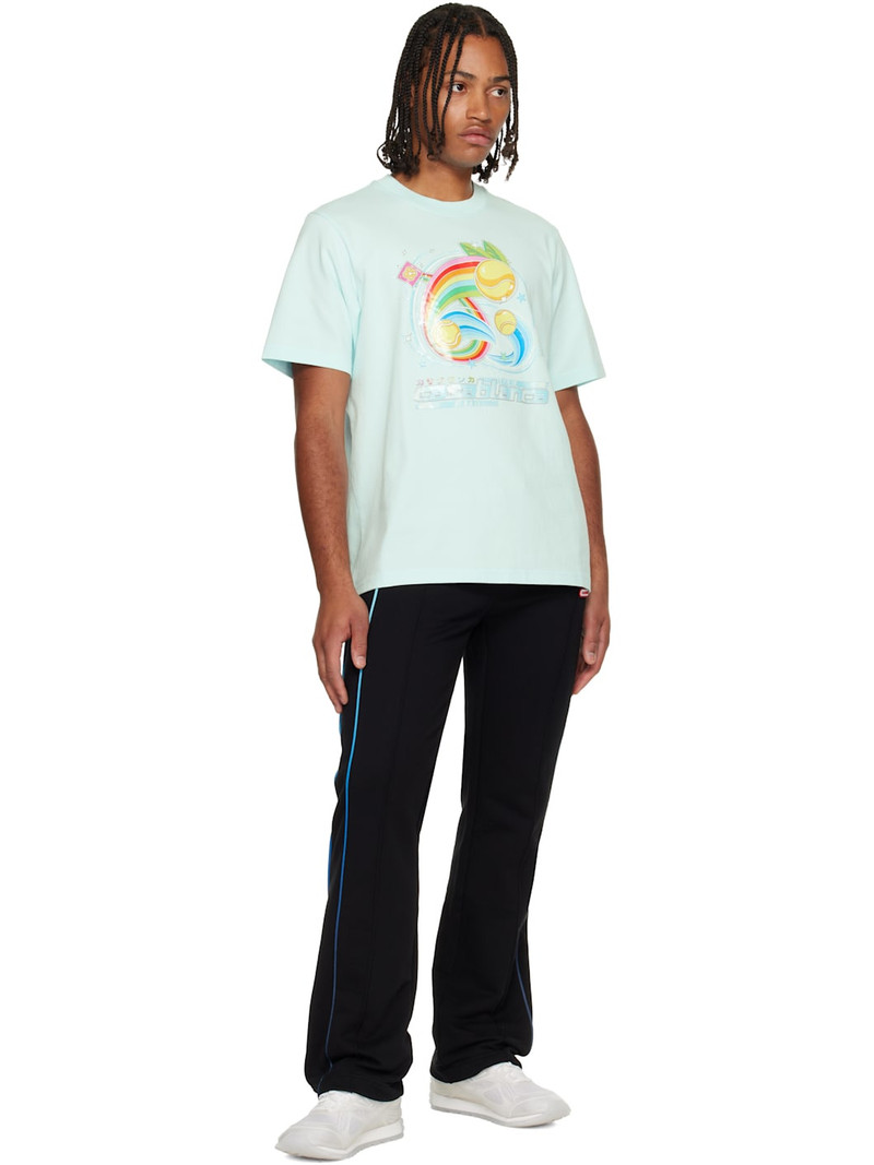 CASABLANCA Black Gradient Piping Sweatpants outlook