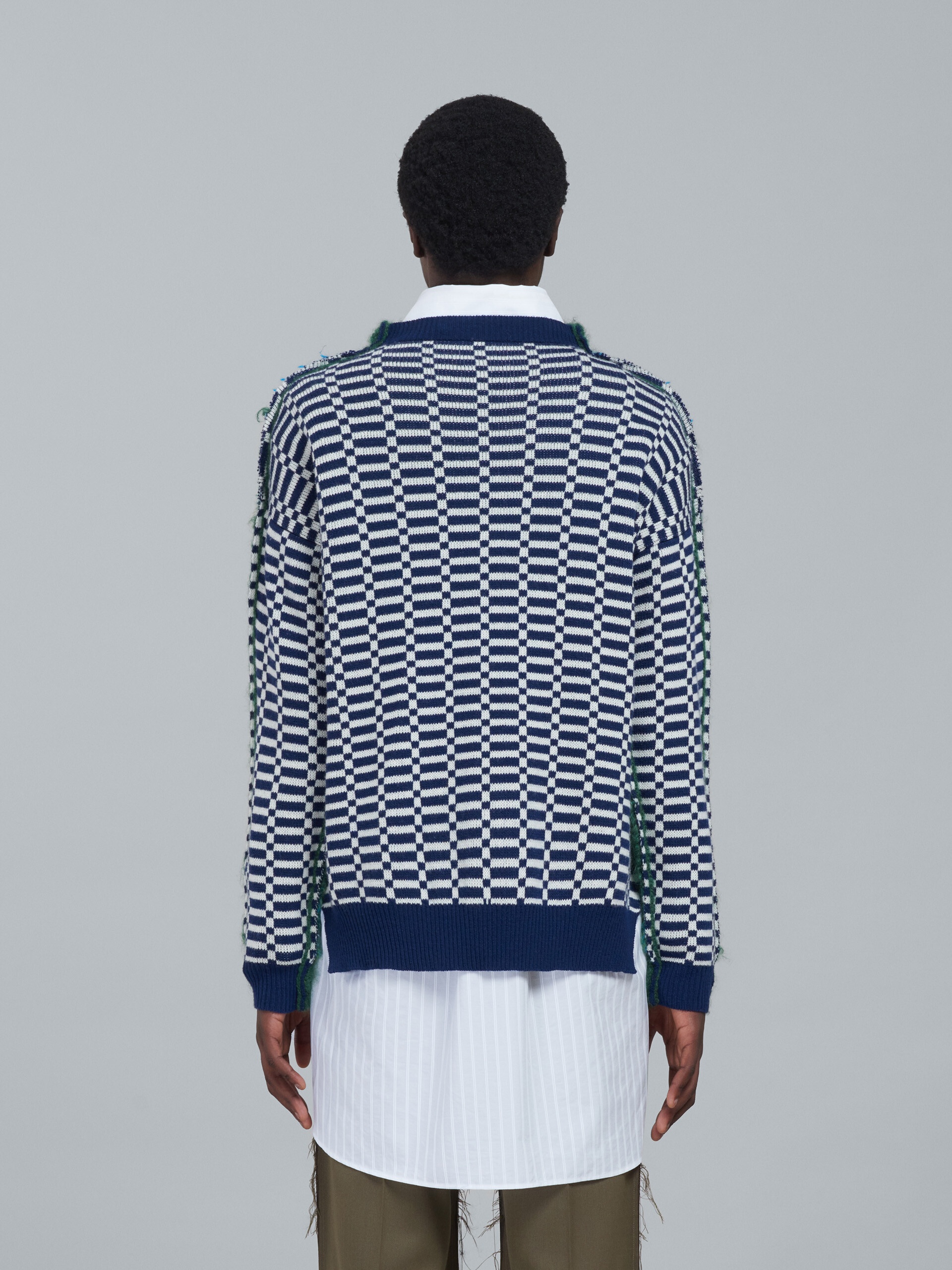 MOHAIR AND WOOL CREWNECK SWEATER - 3