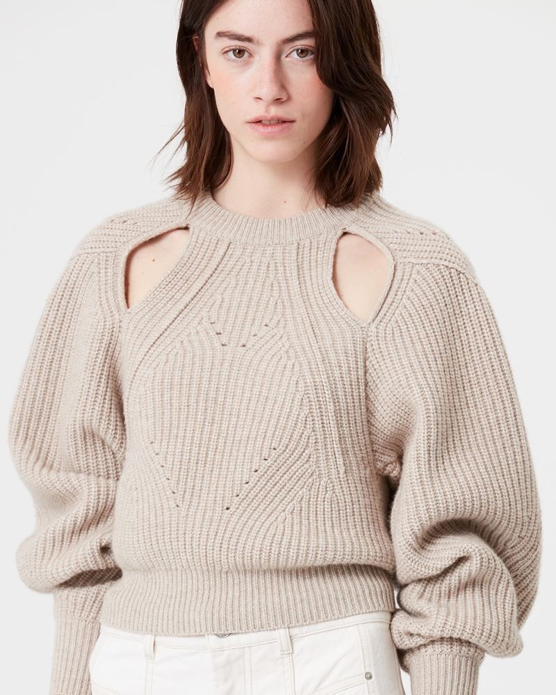 PALMA CASHMERE OPEN BACK SWEATER - 3