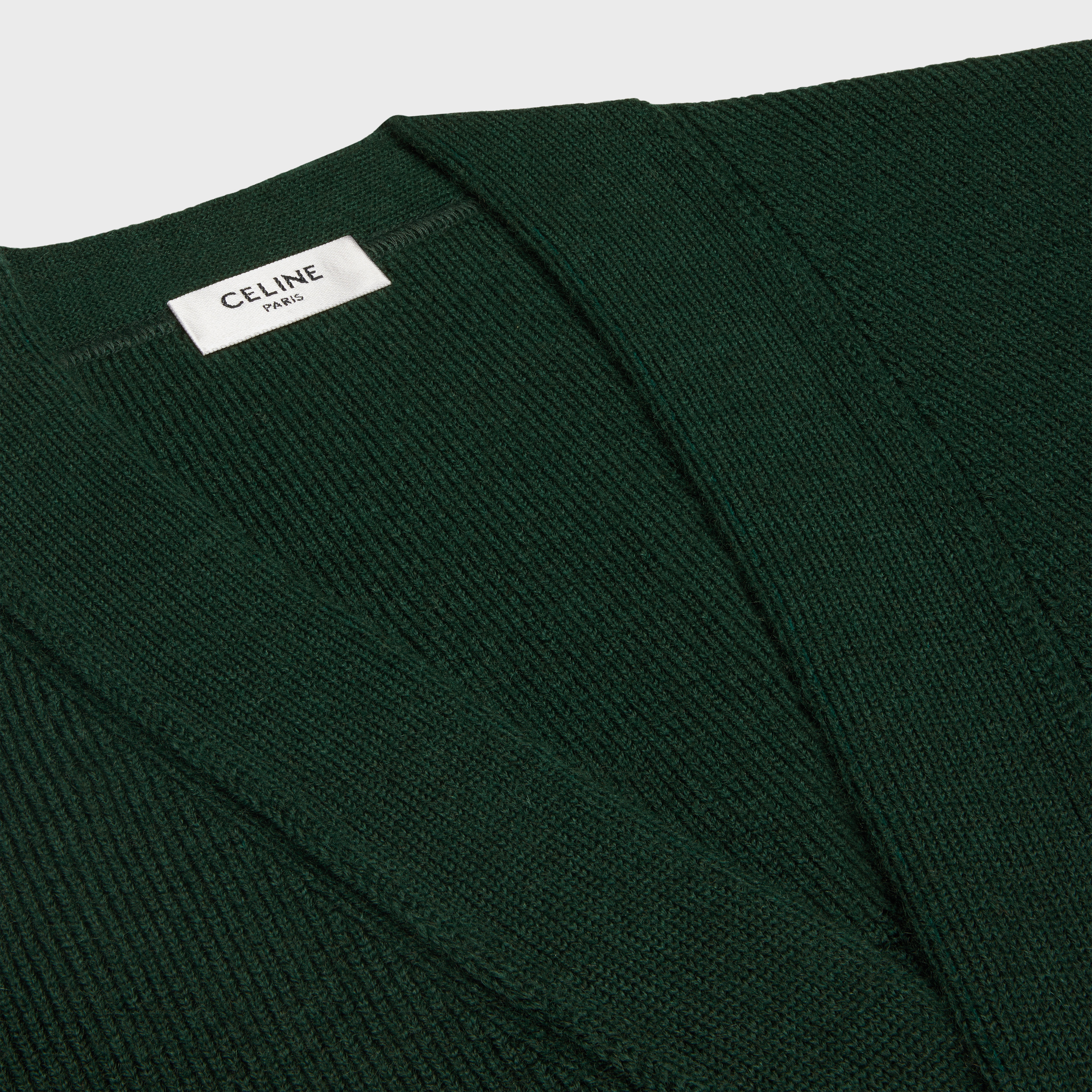 celine paris cardigan in wool - 3