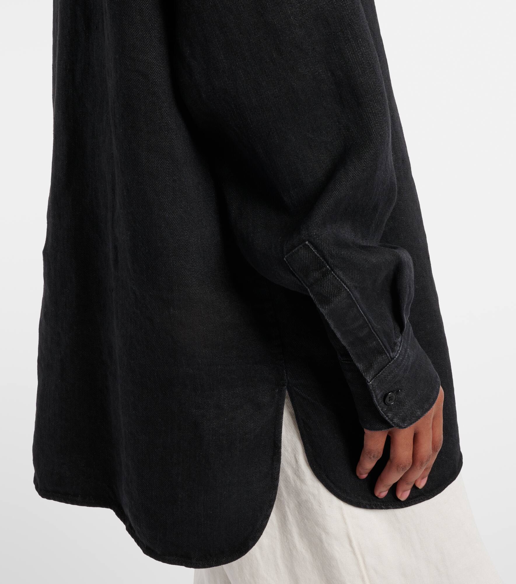 Nesson oversized linen shirt - 5