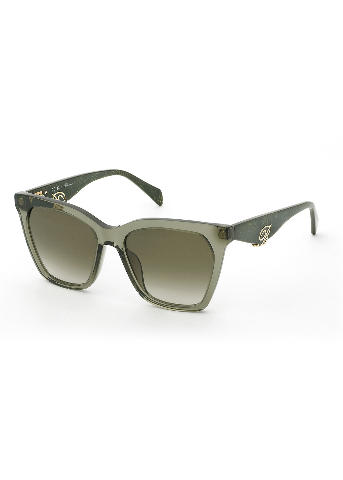 ACETATE SUNGLASSES WITH SQUARED FRONT - 1