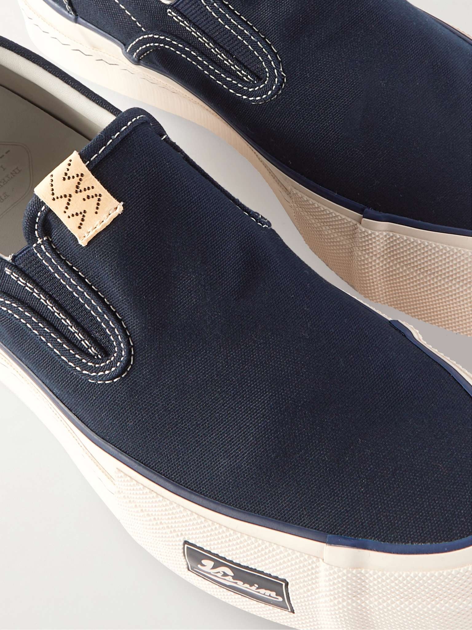 Zahra Canvas Slip-On Shoes - 6