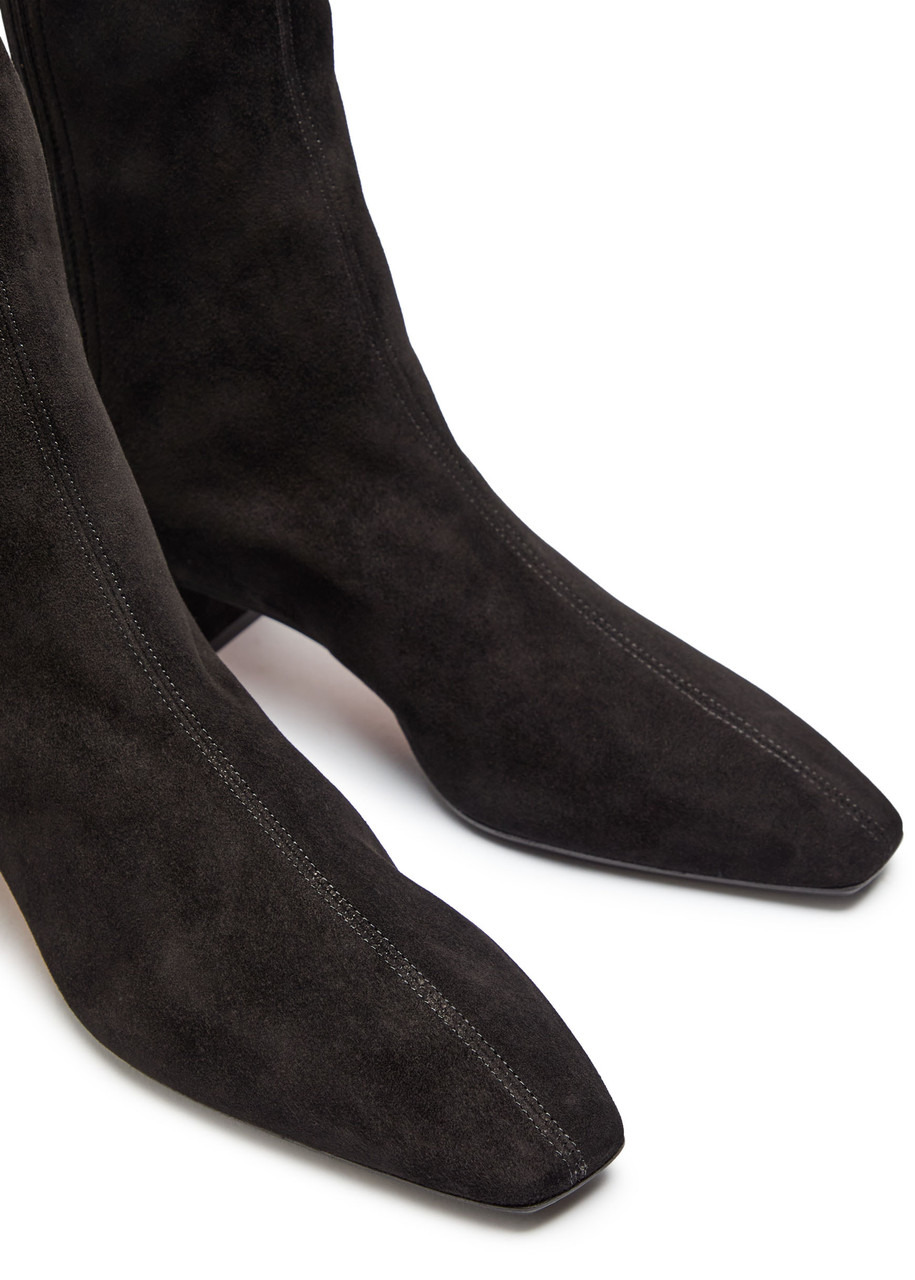 Aquazzura Saint Honore 35 Suede Ankle Boots - 3