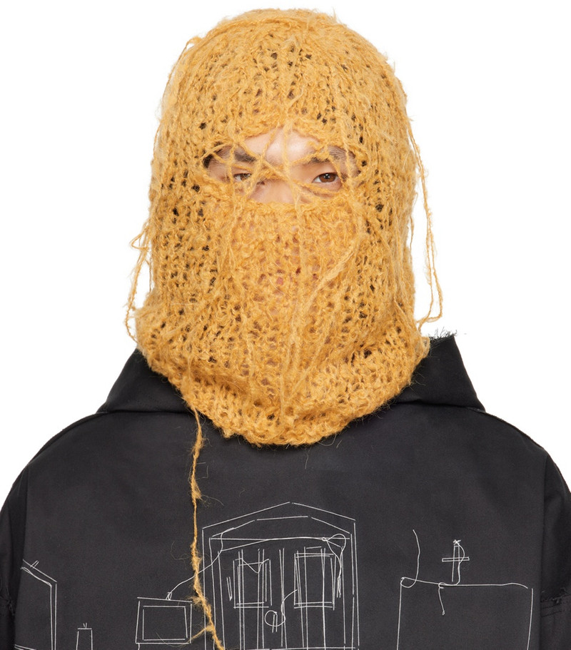 Yellow Loose-Thread Balaclava 1