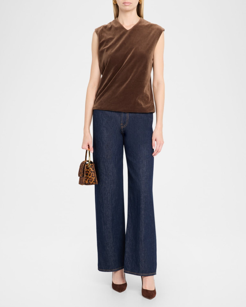 6397 Contrast Waistband Jeans outlook