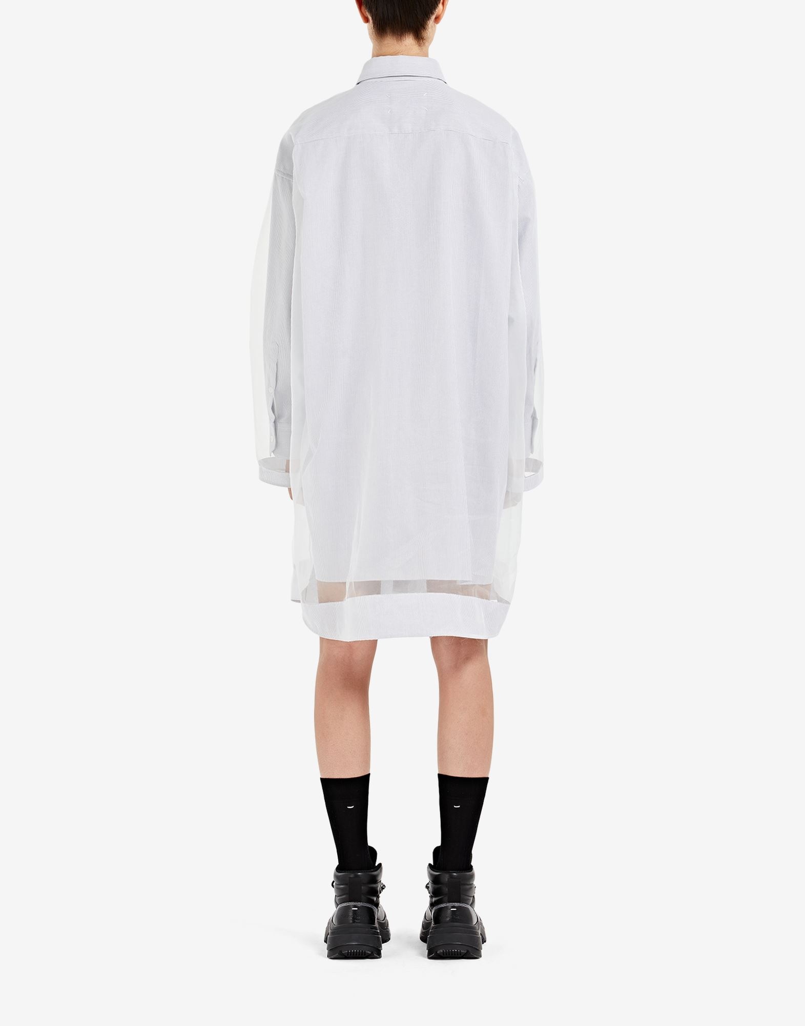 Décortiqué stripe shirt dress - 4