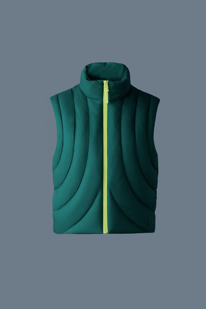 ADANA Softwash rounded quilt down vest 1