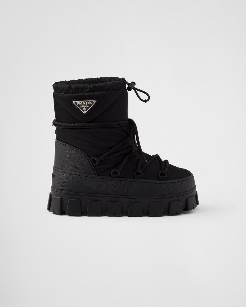 Prada Re-Nylon gabardine après-ski boots outlook