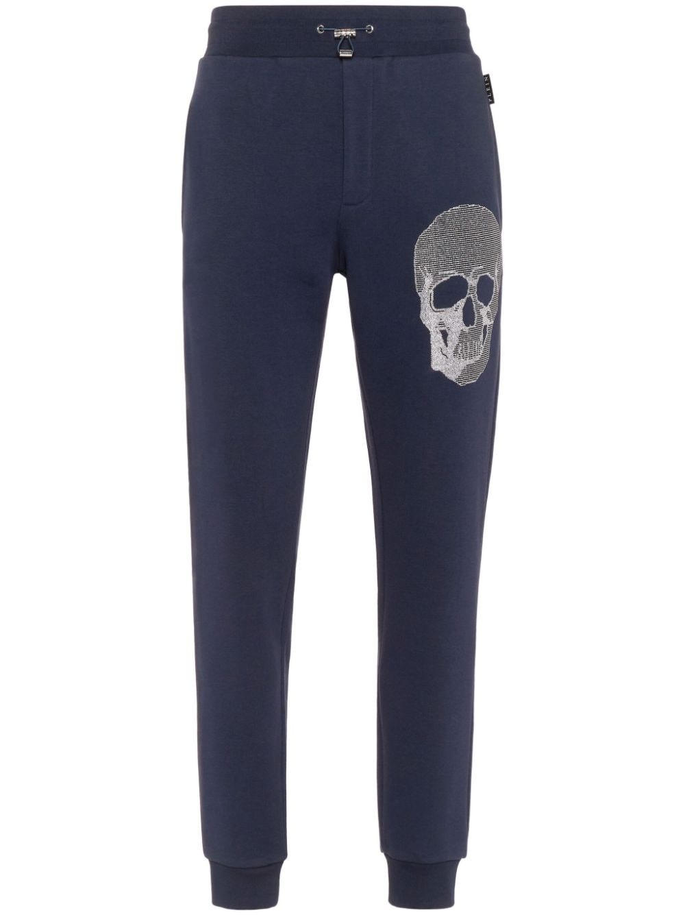 skull-embellished track pants - 1