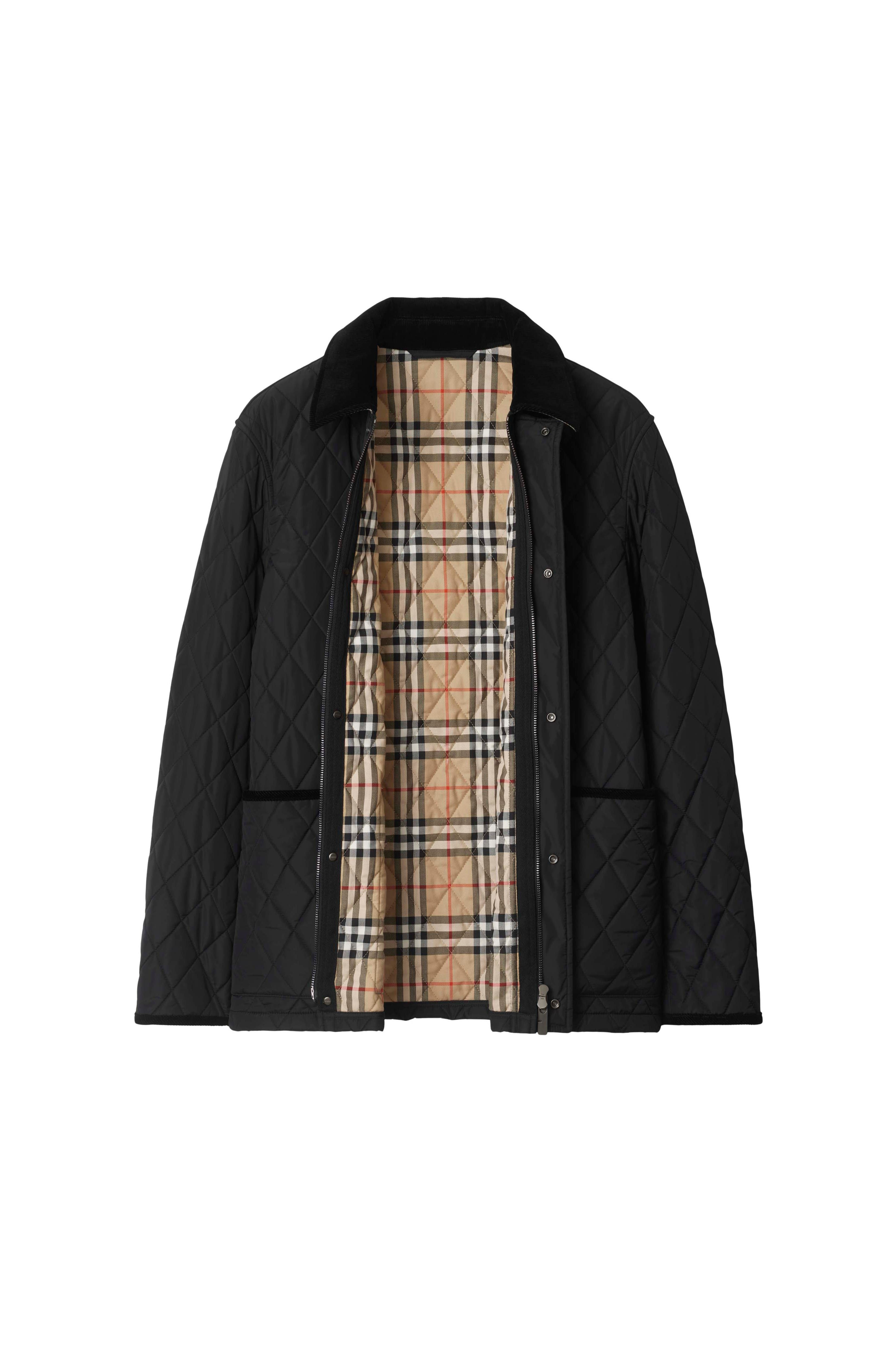 burberry Quilted Nylon Barn Jacket in Black at Nordstrom - 5