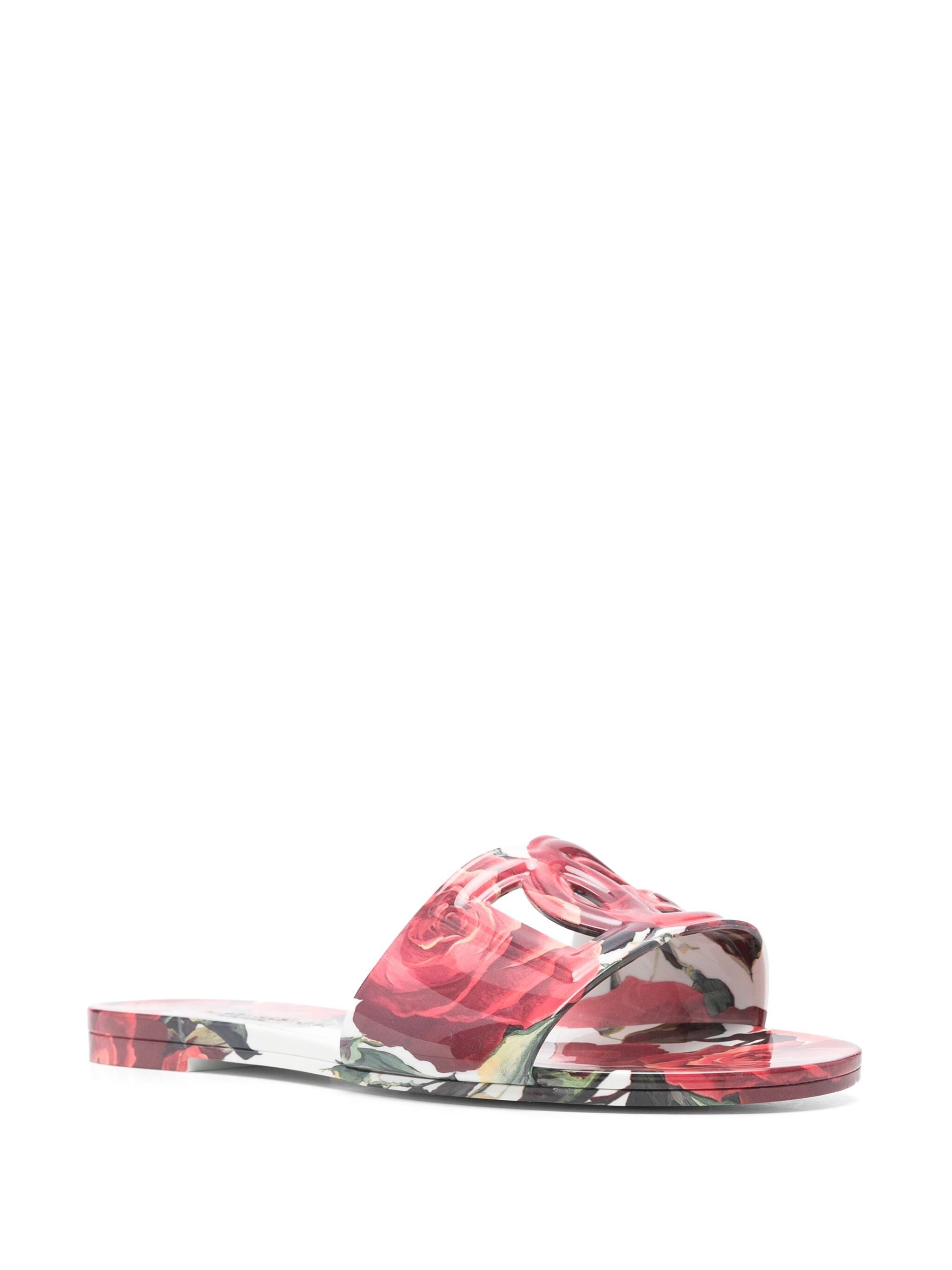 Floral-print Slides - 3