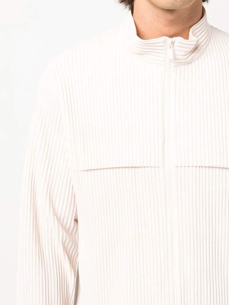ZIPPED JACKET - PINK IVORY 5