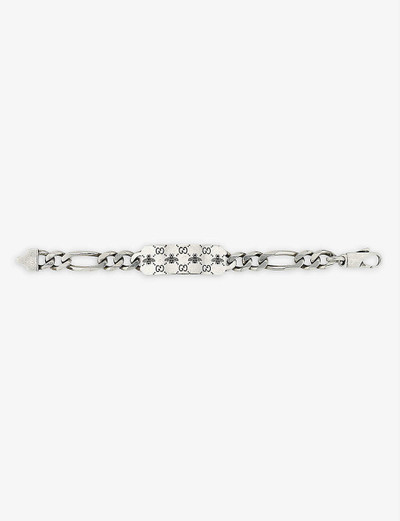 GUCCI Gucci Signature sterling-silver bracelet outlook