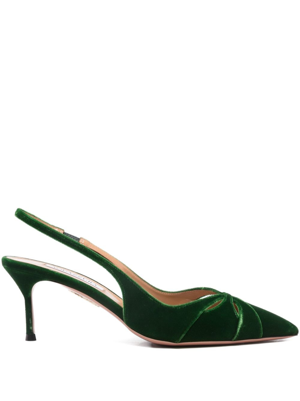 65mm knot-detail slingback pumps - 1