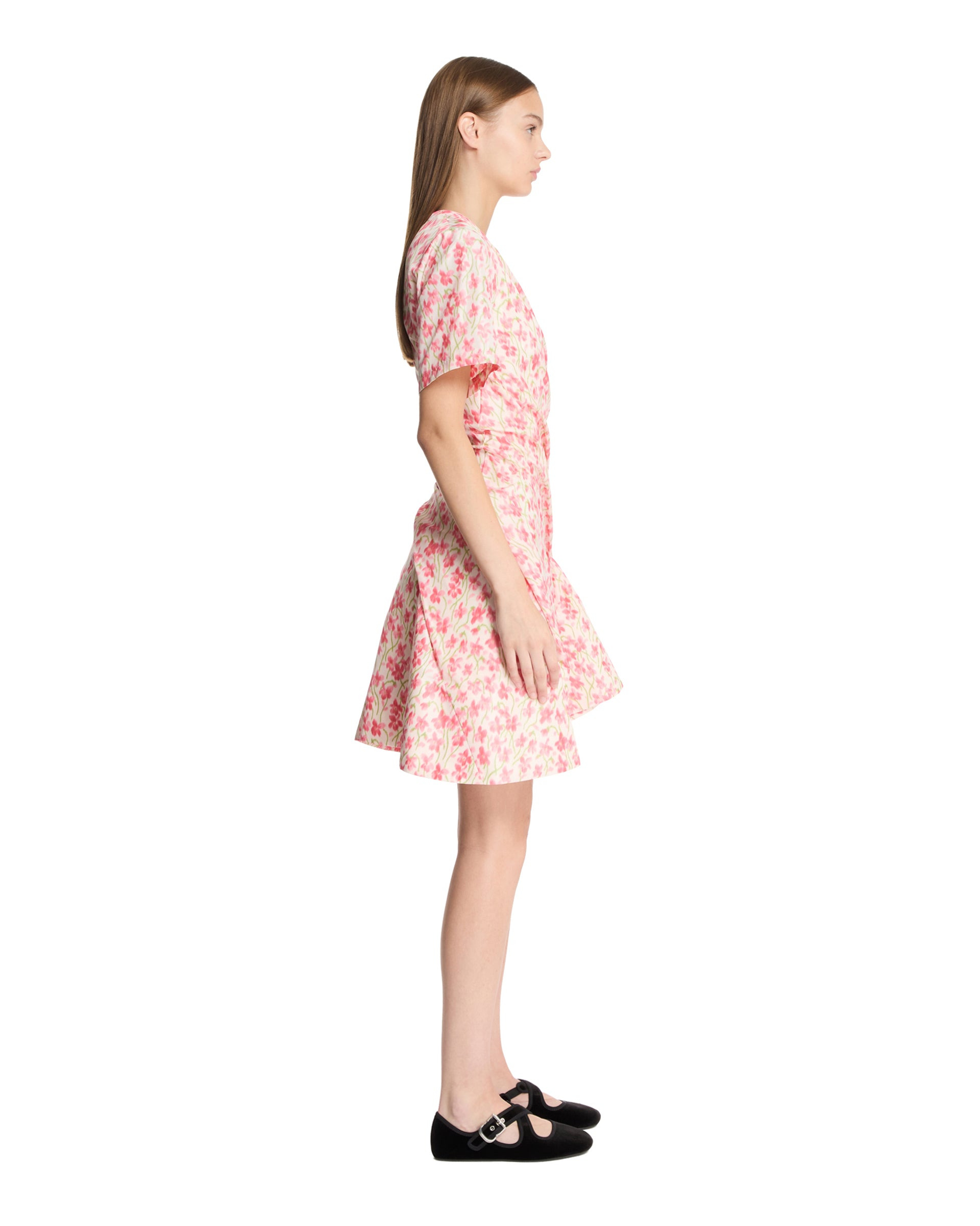 Floral Silk-Blend Taffeta Dress - 5