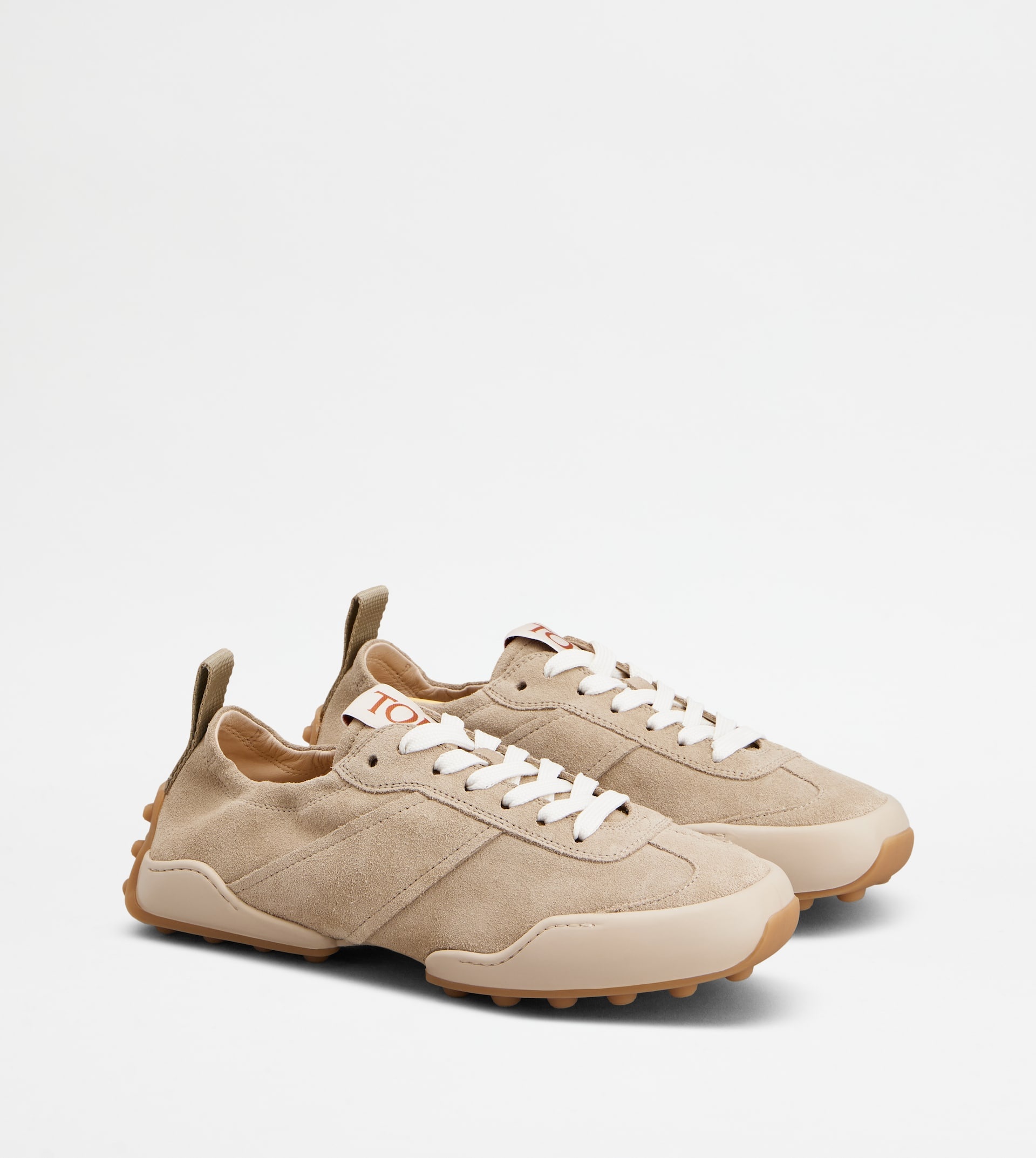 SNEAKERS IN SUEDE - BEIGE - 3