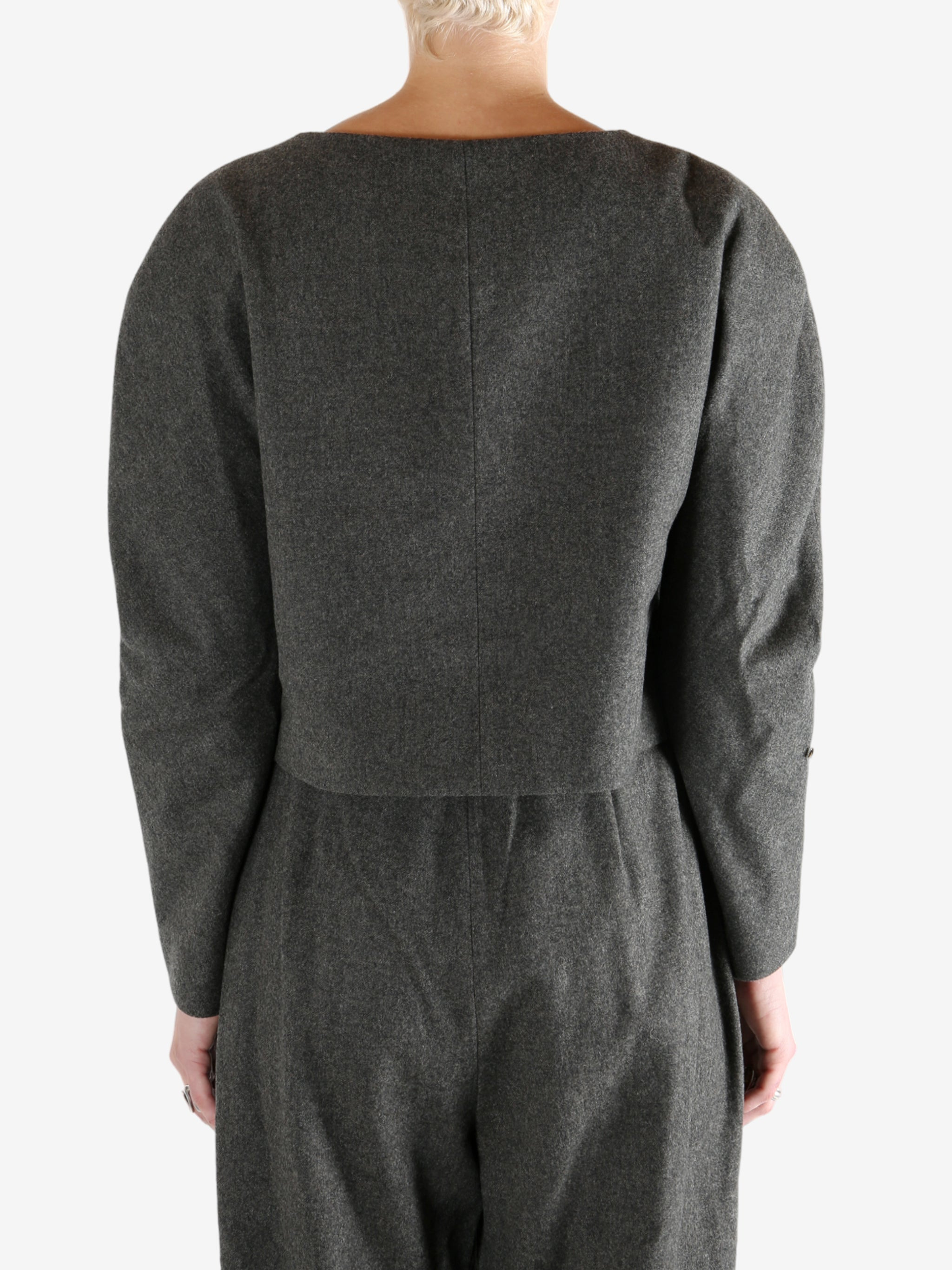 AMOMENTO - Women Rounded Shoulder Jacket - 3
