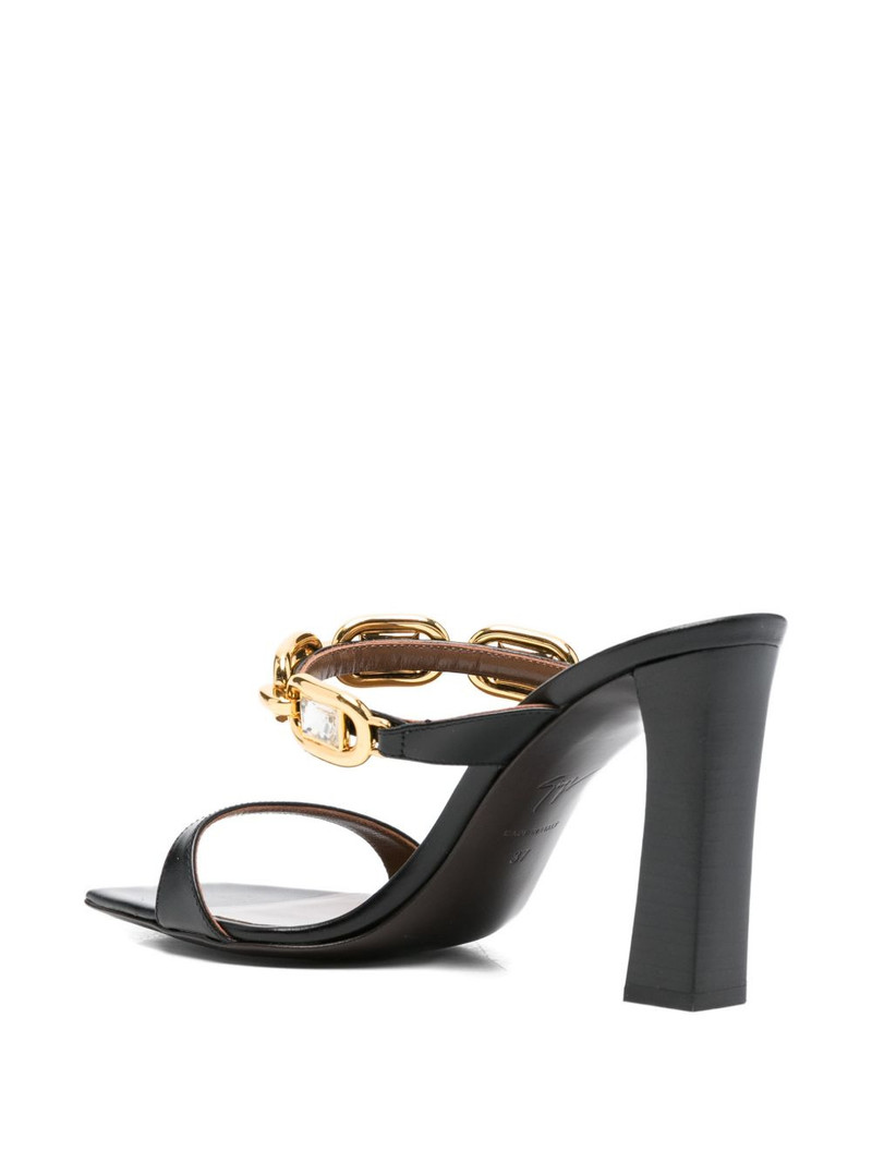 chain embellished sandals 3