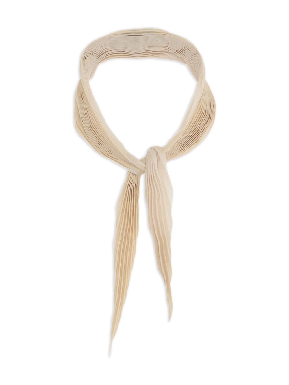 pleated diamond-shaped scarf - 2