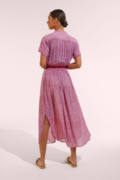 Poupette St Barth Long Dress Becky - Lilac Abori outlook