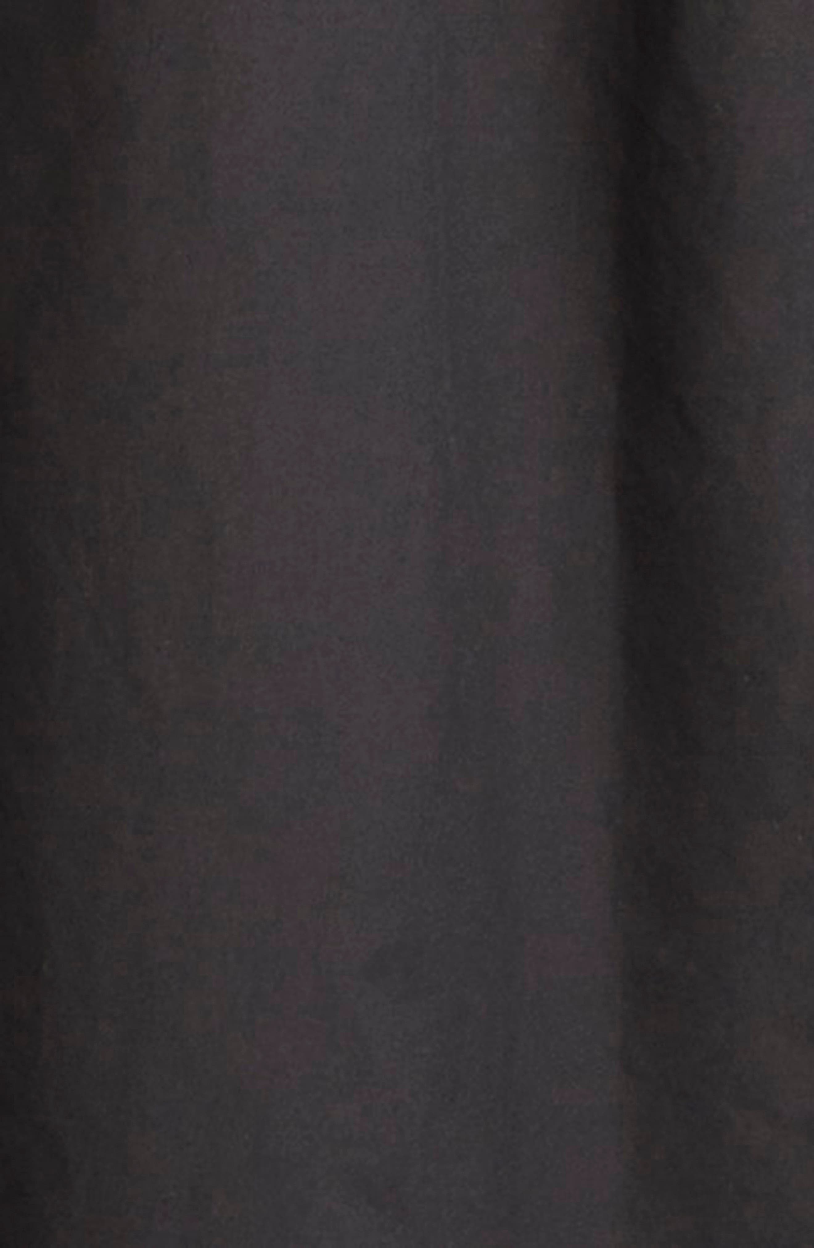 LOULOU DE SAISON Kika Gathered Cotton & Silk Voile Maxi Dress in Black at Nordstrom - 6