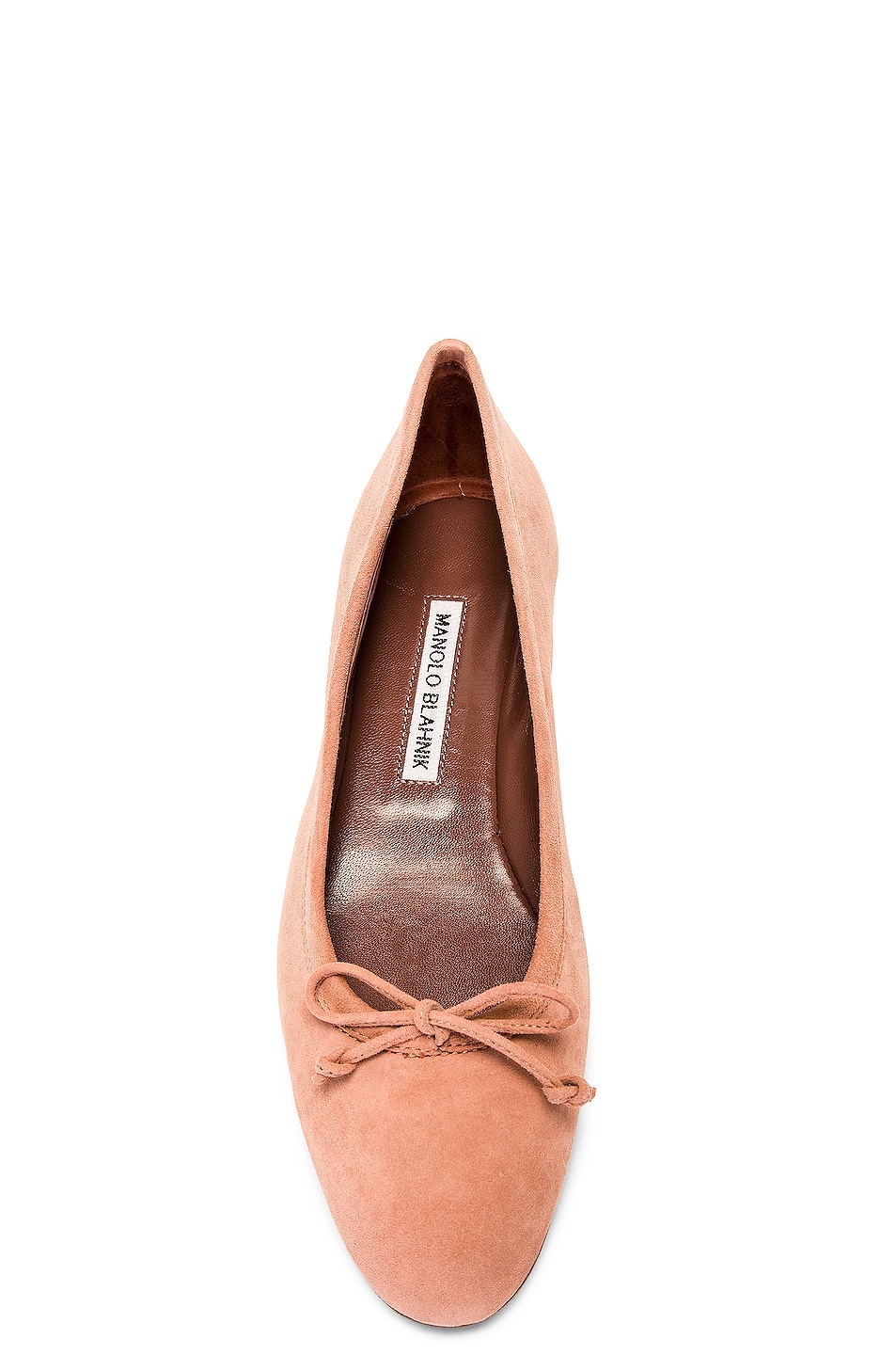 Manolo Blahnik Veralli Suede Ballet Flat | REVERSIBLE