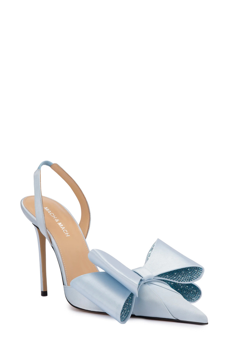 Le Cadeau Bow Pointed Toe Slingback Pump 1