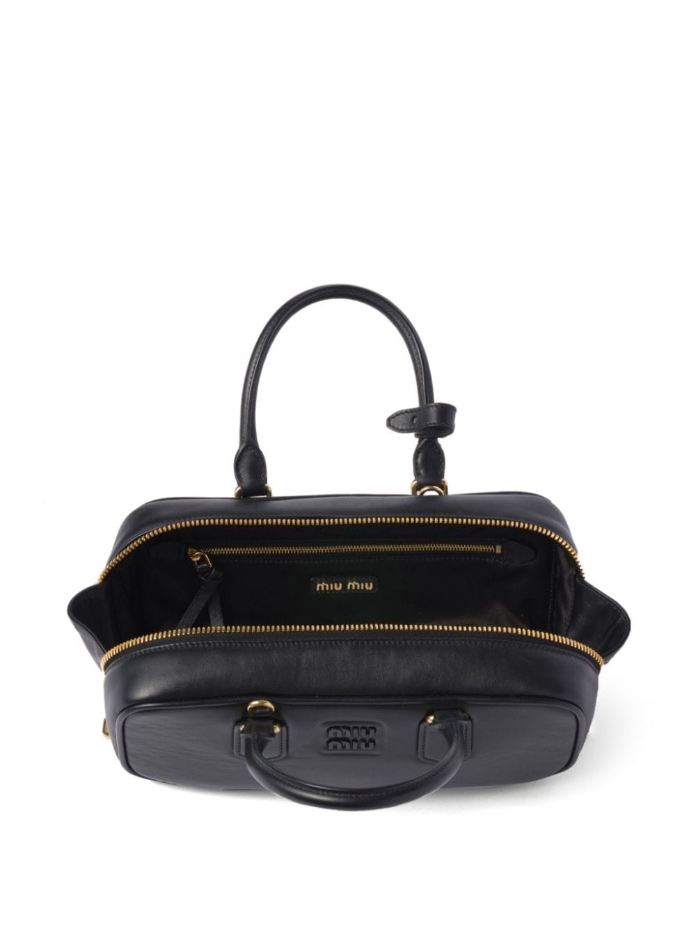 mini Arcadie leather top-handle bag - 5