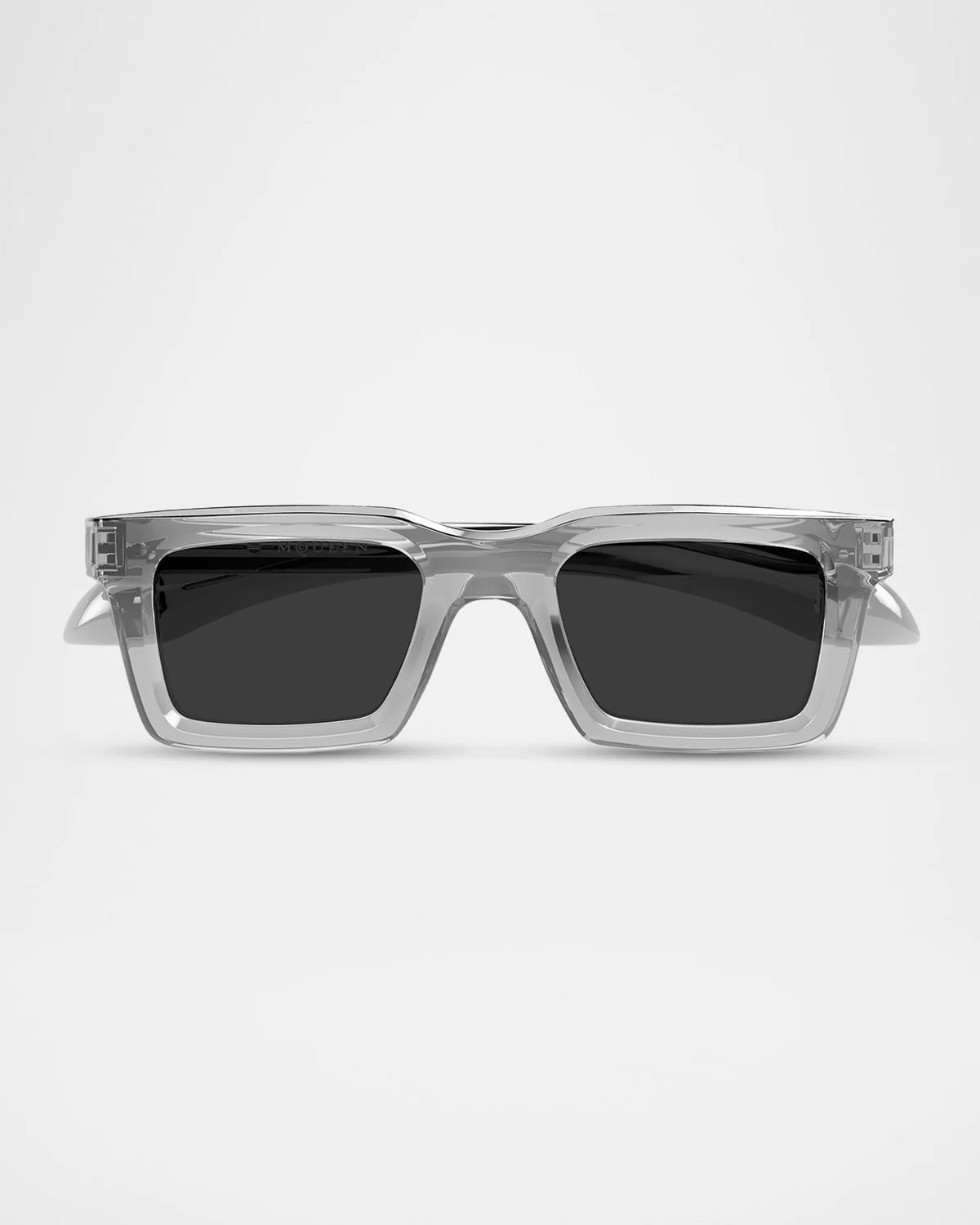 Men & apos;s 50mm Skull Rectangular Acetate Sunglasses - 1