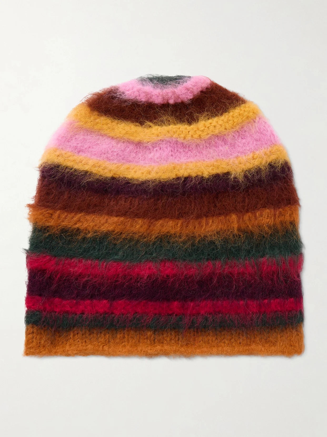 Thistle Pacific Striped Alpaca-blend Beanie - 1