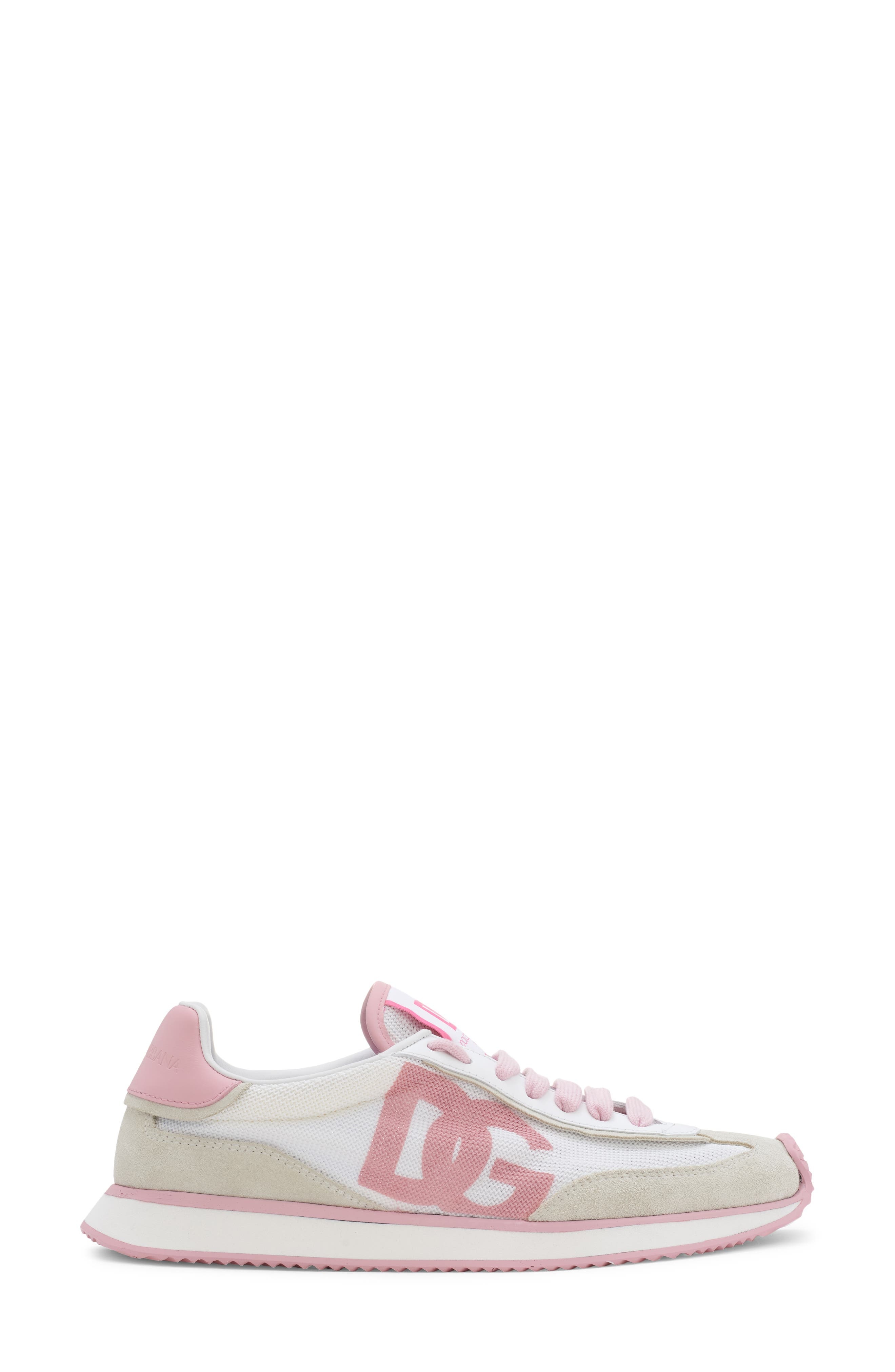 Dolce&Gabbana DG Cushion Sneaker in Bianco/Rosa at Nordstrom - 3