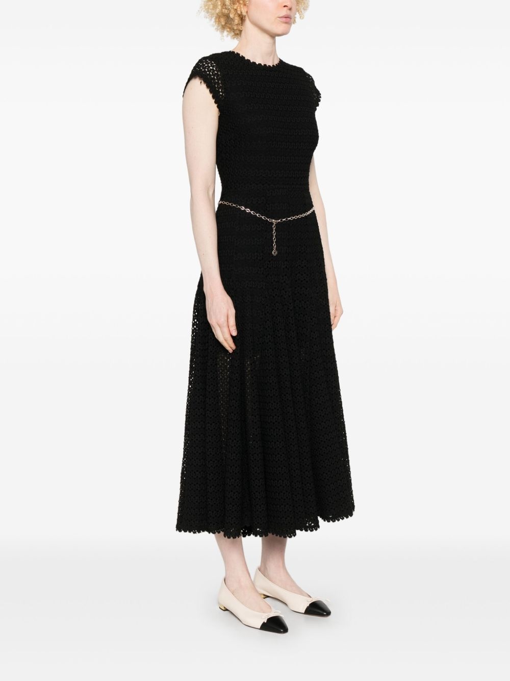 lace midi dress - 3